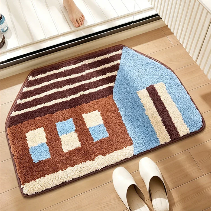 Винтажный тафтинговый коврик д – обзор и цена Home Bathroom Floor Mats