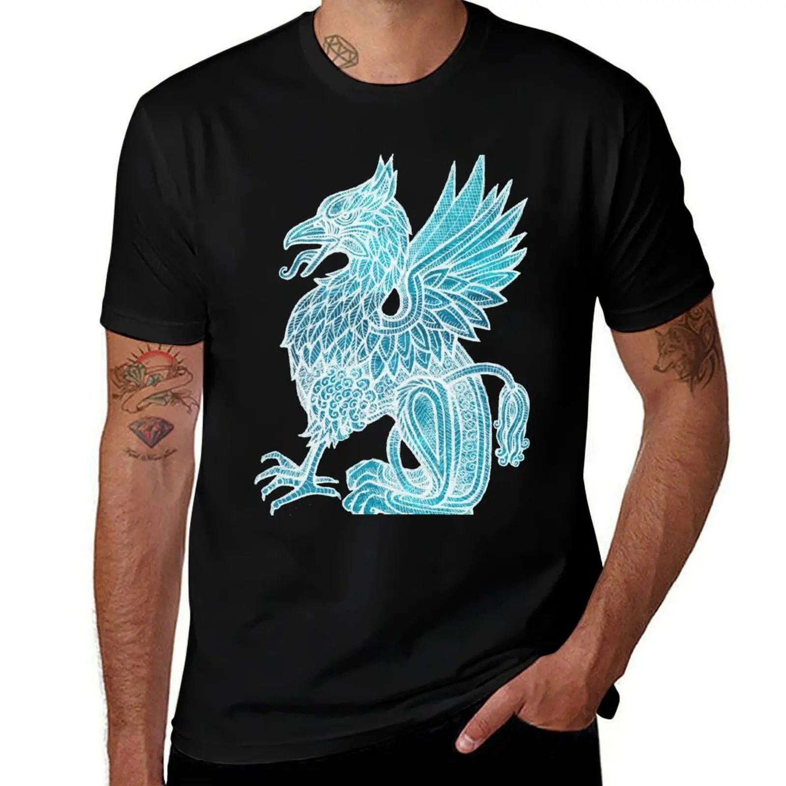 

mens for shirt man man t graphic for Blue shirts t Gryphon T-Shirt t men shirts