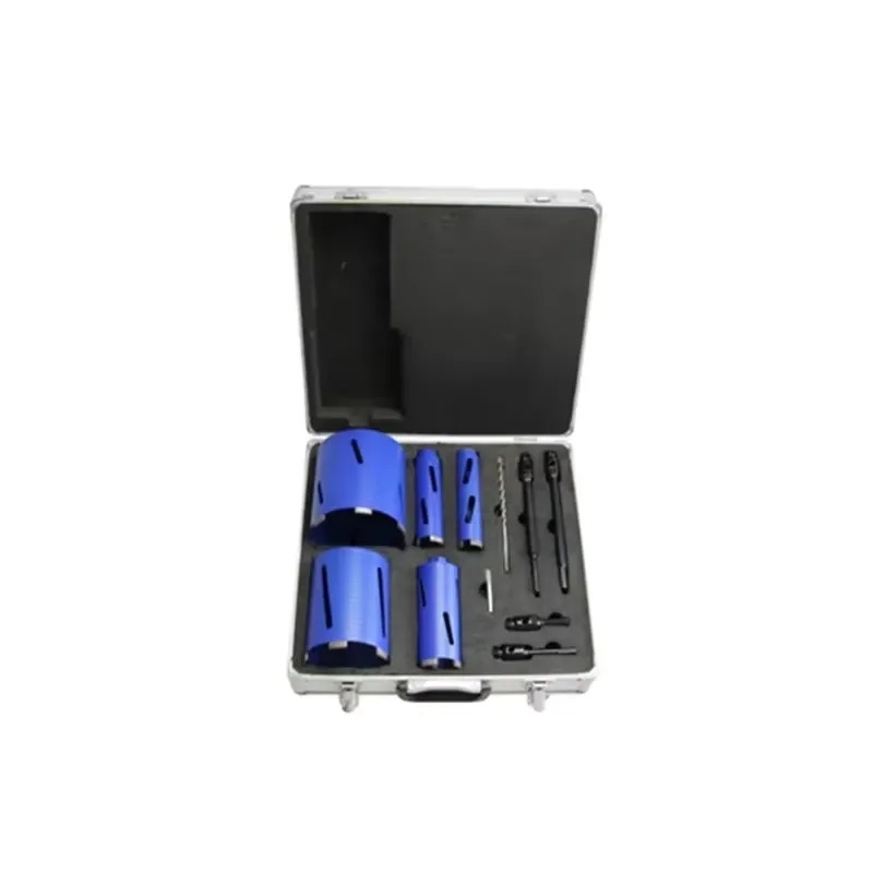 1/2 Female Welded Diamond Core Bit Set Hand Tool Kits for Dry Cutting Granite Reinforced Concrete OEM