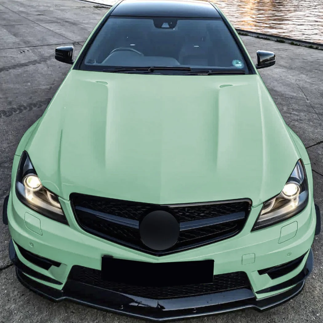 

For Mercedes-Benz C-Class W204 C63 AMG 2011-2014 Front Lip Bumper Protector Spoiler Splitter Cover