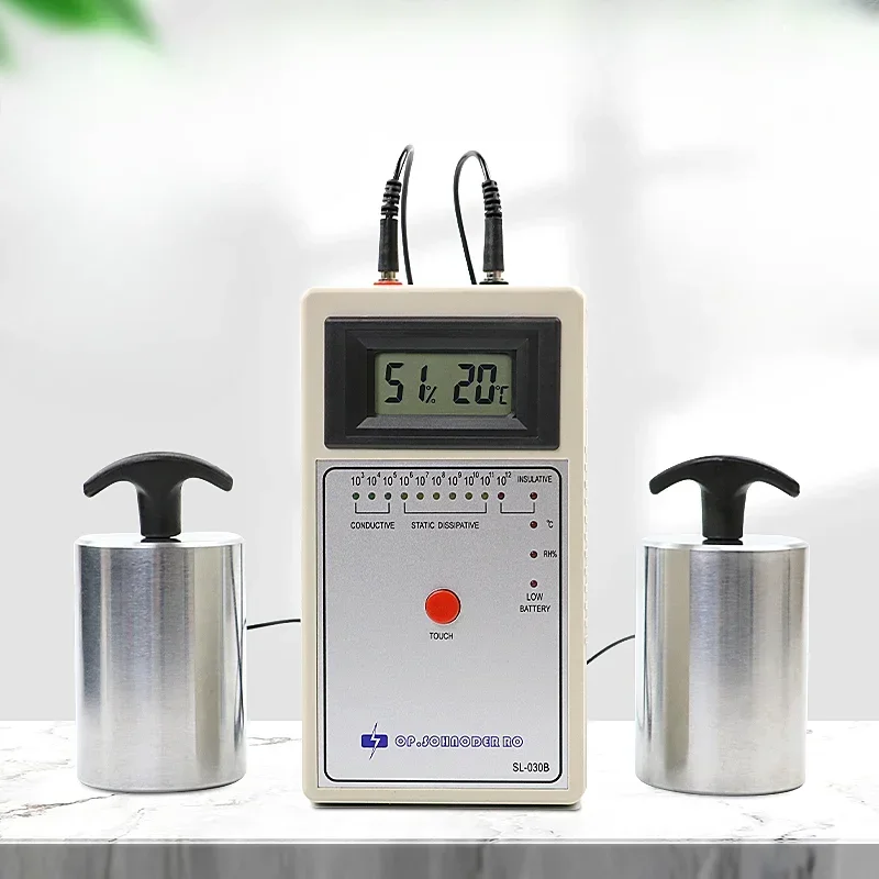 SL-030B Heavy hammer type surface resistance tester, anti-static grounding insulation resistance tester LED digital display