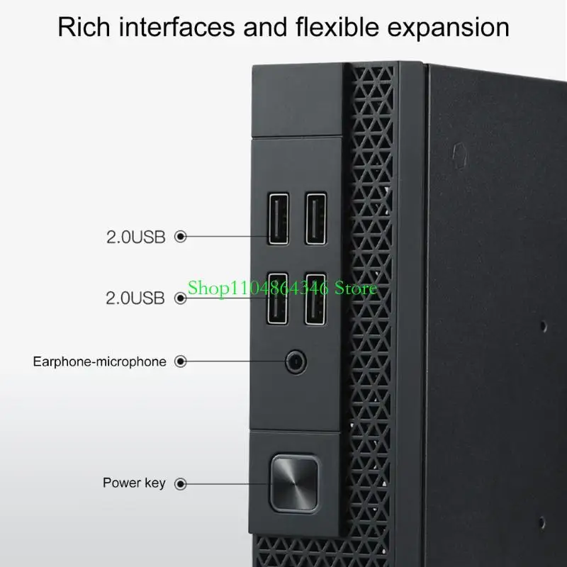 TX07 Mini ITX HTPC Desktop-Computergehäuse HTPC-Gehäuserahmen Wärmeableitung Mini HTPC-Gehäuse für Heimvideo-Computer