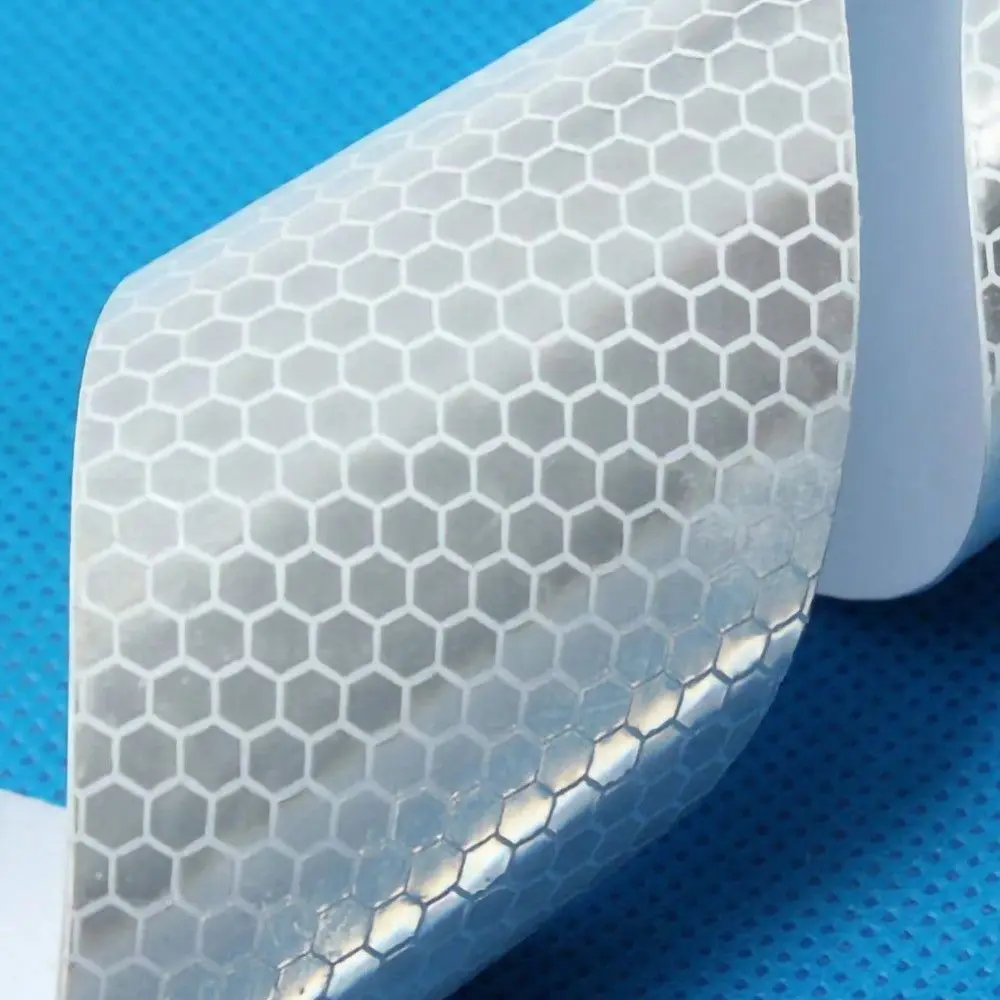 دائم سيارة الديكور سيارة عاكس ملصق تحذير السلامة عاكس ملصقات الشريط الواقي قطاع لفة #3