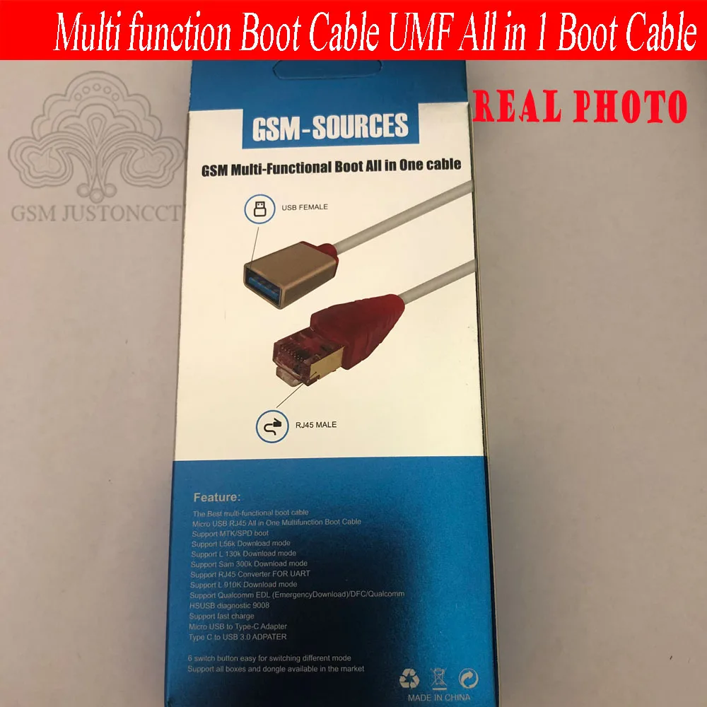 多機能ブート オールインワン ケーブル (簡単スイッチング) マイクロ USB RJ45 オールインワン多機能ブート ケーブル edl ケーブル