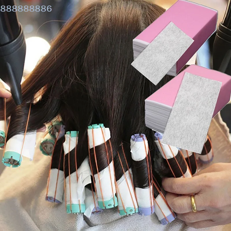 [B]S/L 130 Sheets Thin Perm Papers Heat Resistant Blanching Hair Styling Tool Salon Disposable Perm Hair Paper Hairdressing