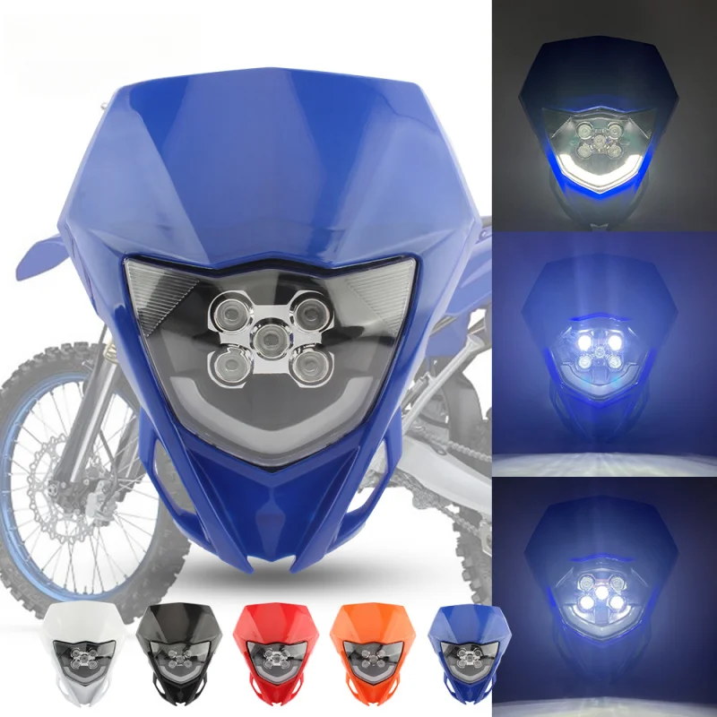 

Светодиодная пластина для фар мотоцикла для Yamaha WR YZ 250 44, детали, обтекатель фар, велосипед для грязи, супермото, эндуро, аксессуары для мотокросса