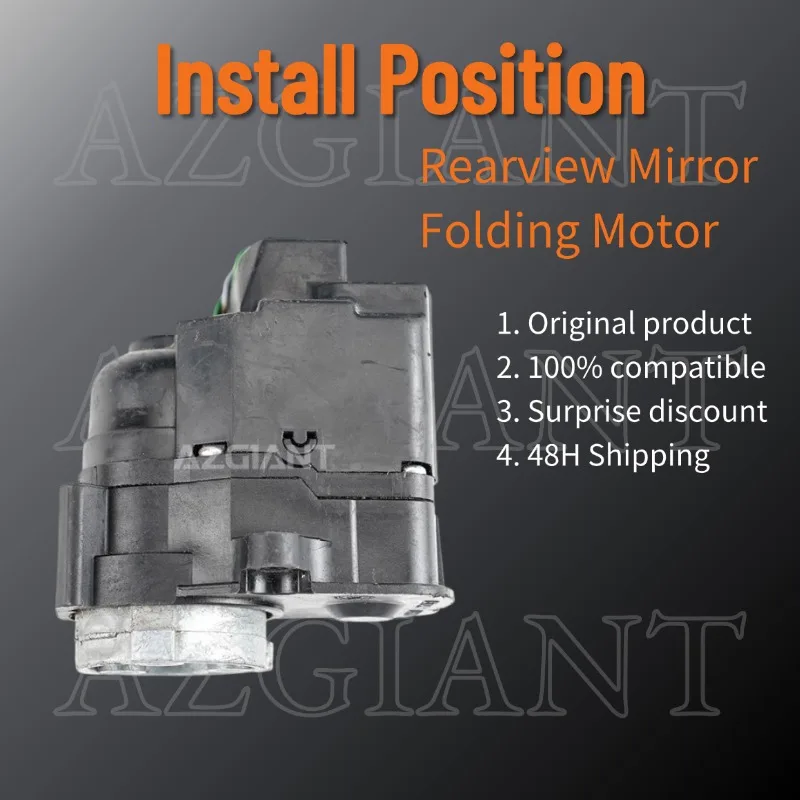 

AZGIANT Car Electric Rear View Mirror Folding Actuator Motor For 2015-2018 Ssangyong Tivoli XLV Car Parts
