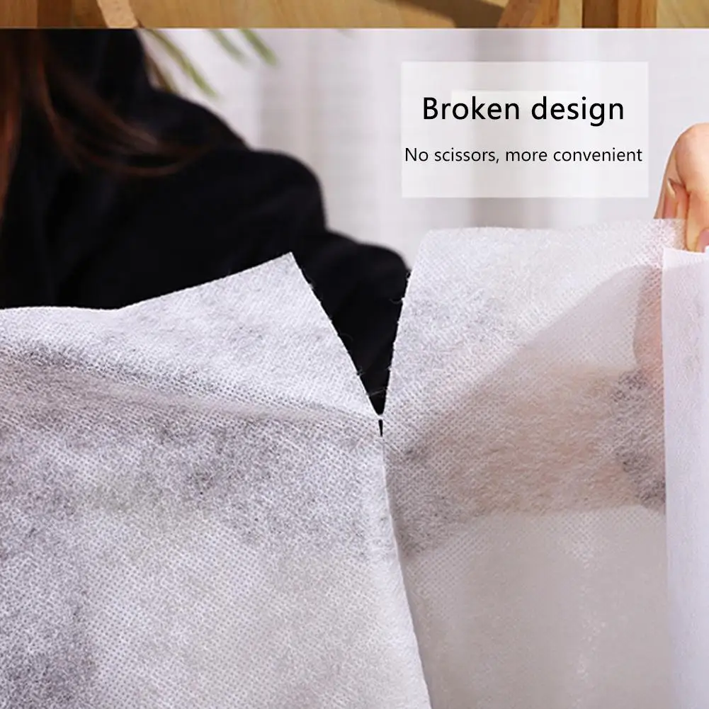 100 folhas super absorvente de água limpeza toalha de viagem salão spa beleza toalha pé polpa toalha de madeira descartável pedic p7a1