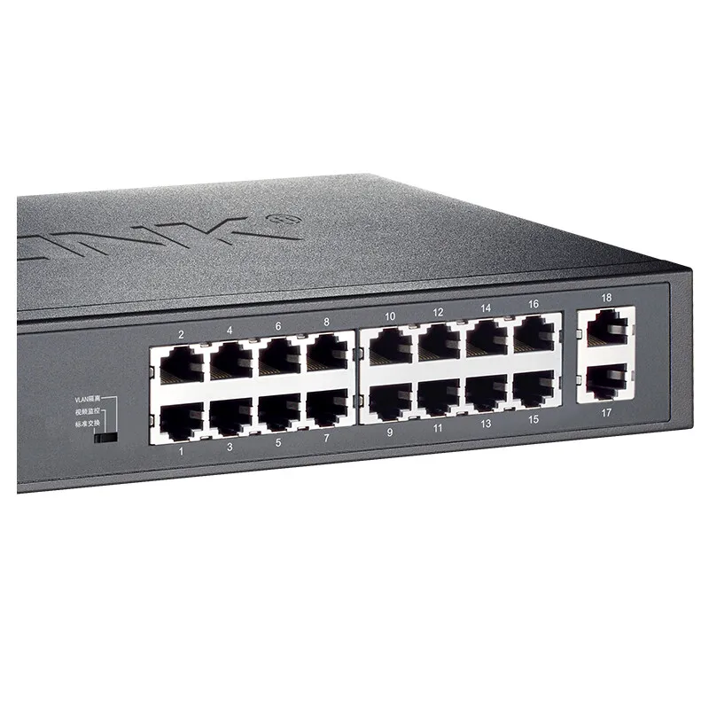 Imagem -05 - Tp-link-poe Mais Gigabit Uplink Switch Monitoramento Network Line Splitter 16 Port Tl-sg1218p