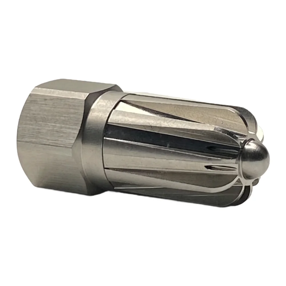 1pc 304 Stainless Steel Air Flow Nozzle 1/4 Inch Internal External Thread Purge Compressed Air Cleaning Nozzle For Blowing Water