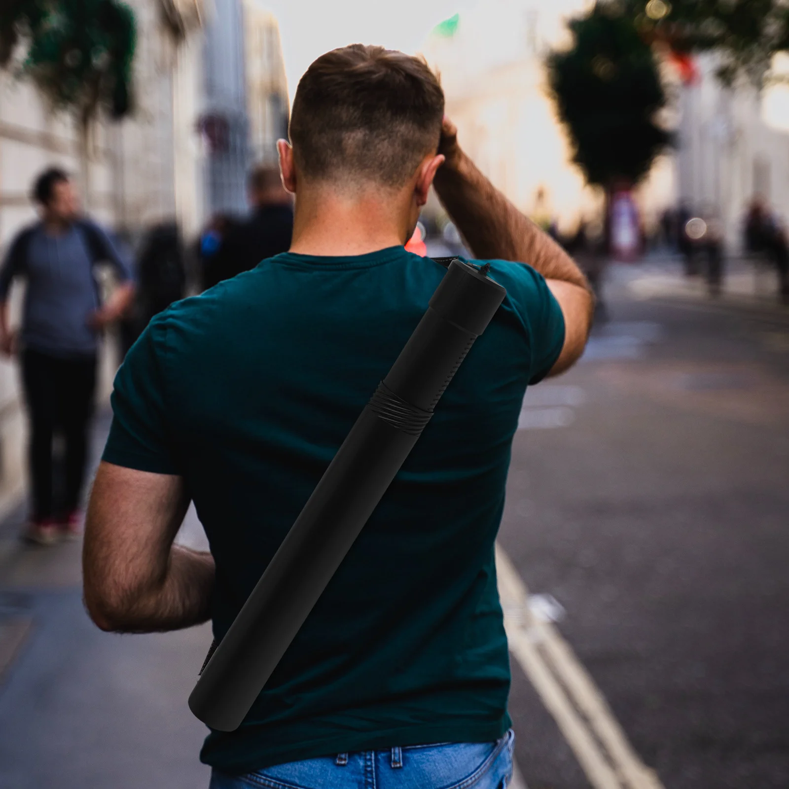 伸縮式ポスター ポータブルアートワーク収納 絵画用 プランプリント用 拡張可能な図面郵送ケース 製図用チューブ 書道用