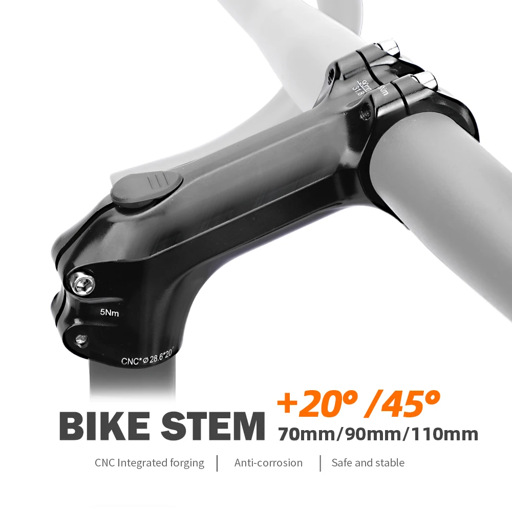 

OUO Mtb Power CNC MTB Bike Table 31.8mm Stem Power Parts Riser Bicyle Handlebar Stem 20/45 Degree Handle Extender Off Road