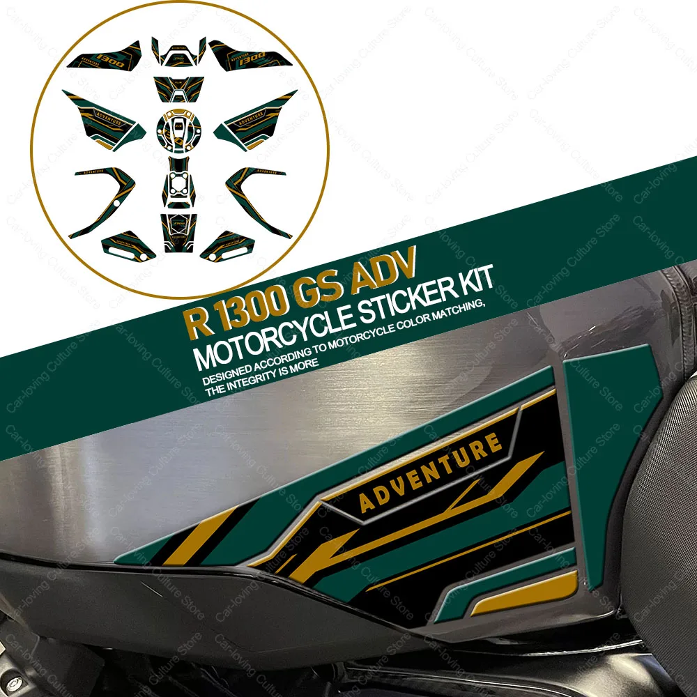 

For R 1300 GS r1300gs ADV Motorcycle Accessories Tank Pad 3D Gel Epoxy Resin Stickers Kit Anti-Slip Waterproof Sticker