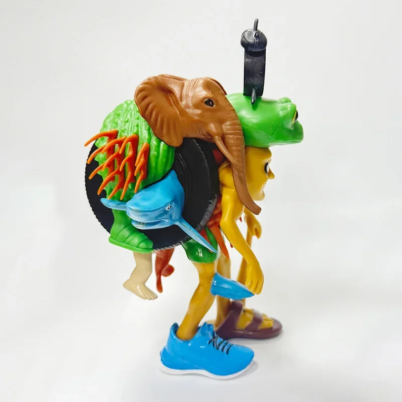Shanhaijing Suture Monster Foreign AI Handheld Model Monster Fusion Version Doll Doll Disassembly and Assembly
