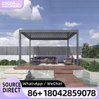 3x3 3x4 4x4 6x4 Modern Outdoor Bioclimatic Aluminum Louver Pergola for Garden Patio Backyard pergola
