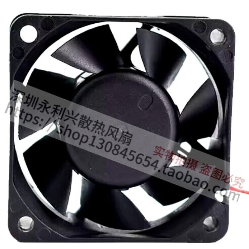 DC24V 0.21A 6025 Brushless Cooling Fan High Speed Airflow Wear Resistant Bearing Efficient Heat Dissipation Fan for Inverter Ind