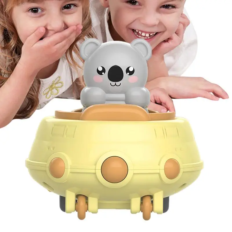 

Push Cars Bump To Eject Fall-Resistant Car Cartoon Animal Doll Vehicle Toys Ornament Funny For Children Aged 4-6 Years Old