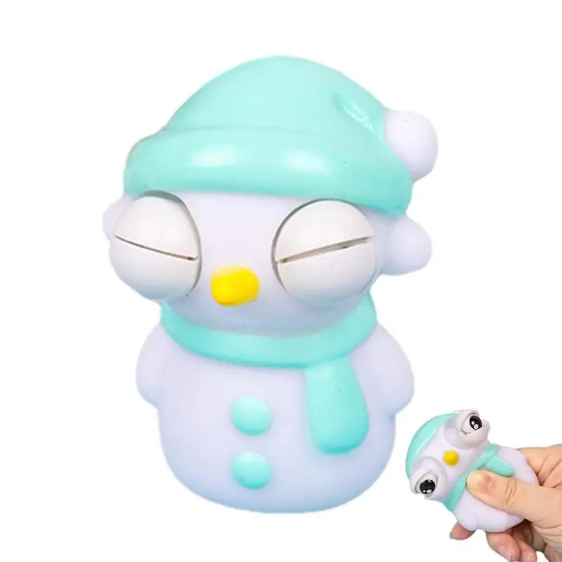 

Christmas Squeeze Toys Cartoon Safe Cute Soft Christmas Toys Fidget Toy Funny Squeezing Toy Christmas Favors With Snowman Santa