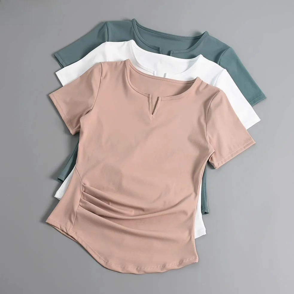 

Женский комплект для йоги и фитнеса: быстросохнущая одежда для тренировок, пилатеса, летнего спорта и бега, топ для бега High Sensation