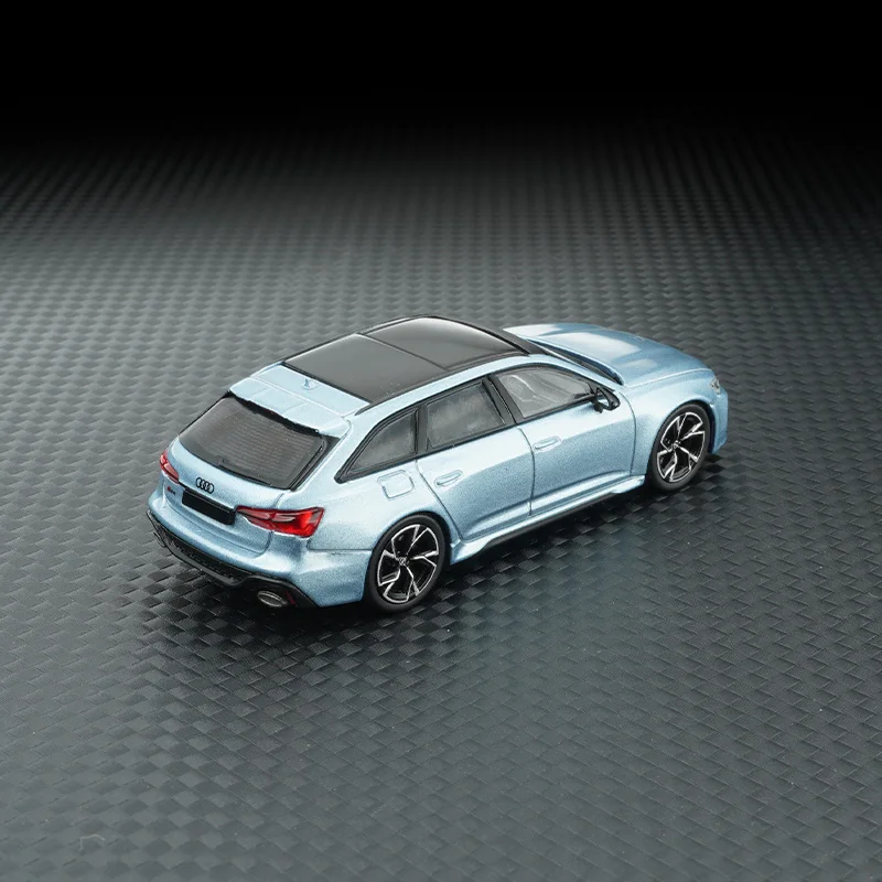 Massdi 1/64 audi rs6 avant station wagon metal diecast carros coleção modelos diecast brinquedos para meninos coletar ornamentos