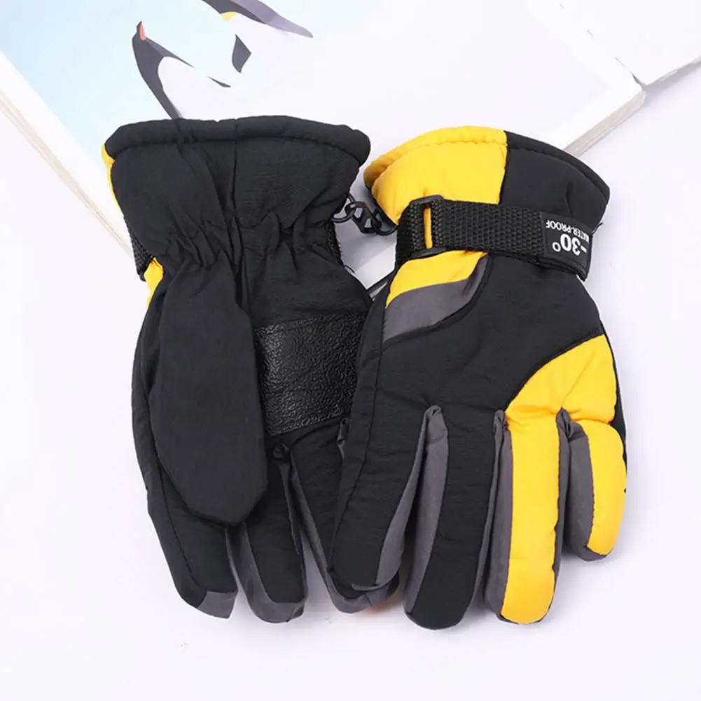 Skiing Gloves Women Men Cycling Gloves Waterproof Motorcycle Cycle Gloves Male Outdoor Sports Warm Thermal Running Ski Gloves