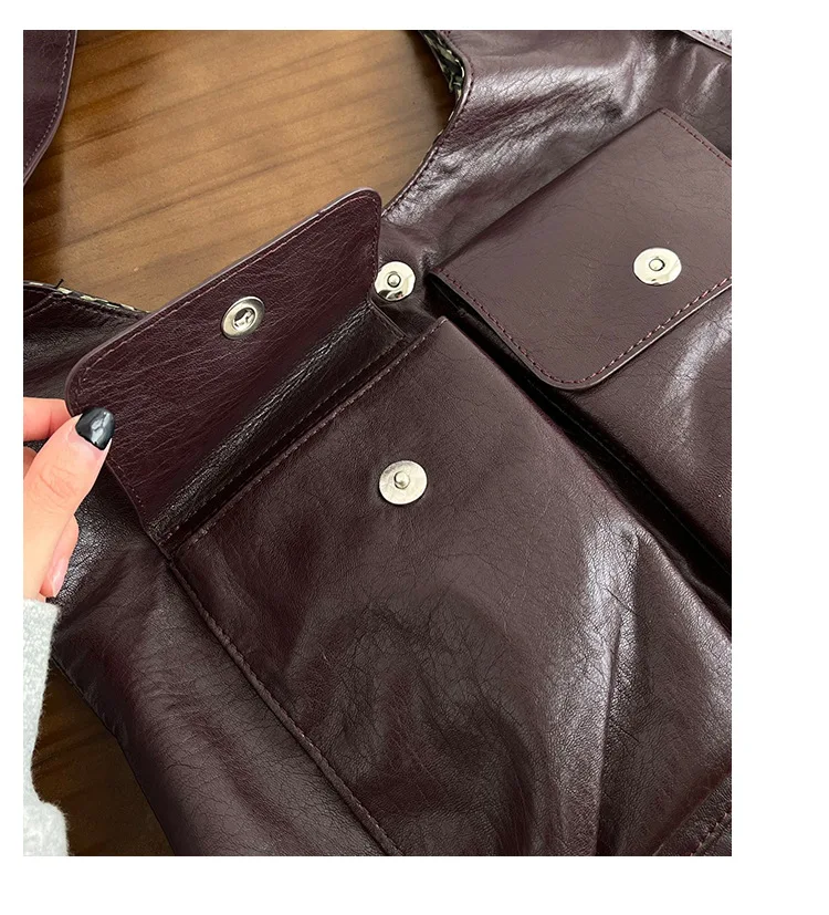 Umhängetasche für junge Damen mit großem Fassungsvermögen, modische, vielseitige Unterarm-Umhängetasche für den lässigen Pendelverkehr