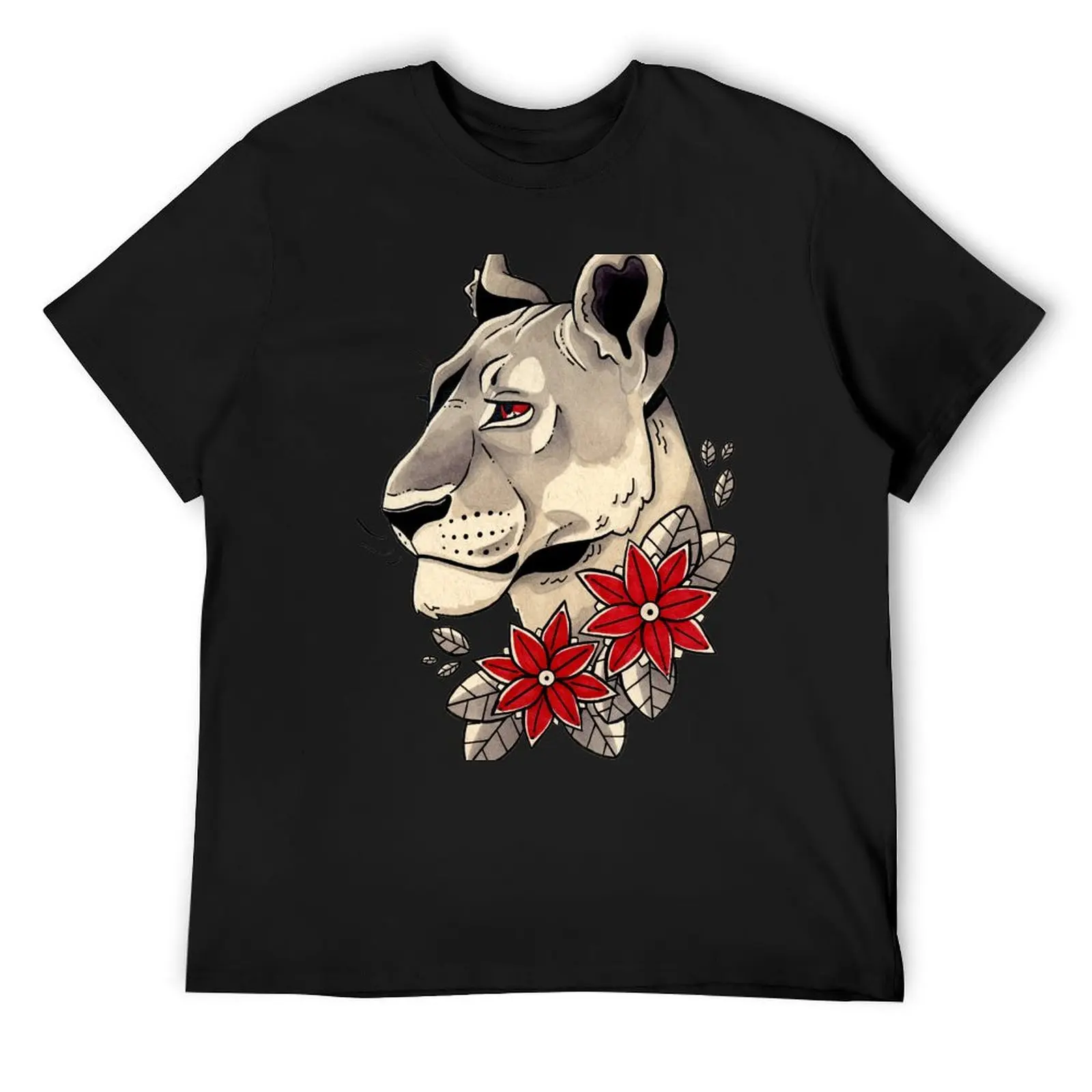 

Lioness T-Shirt oversize t-shirts man customizeds korean fashion plus size men clothing
