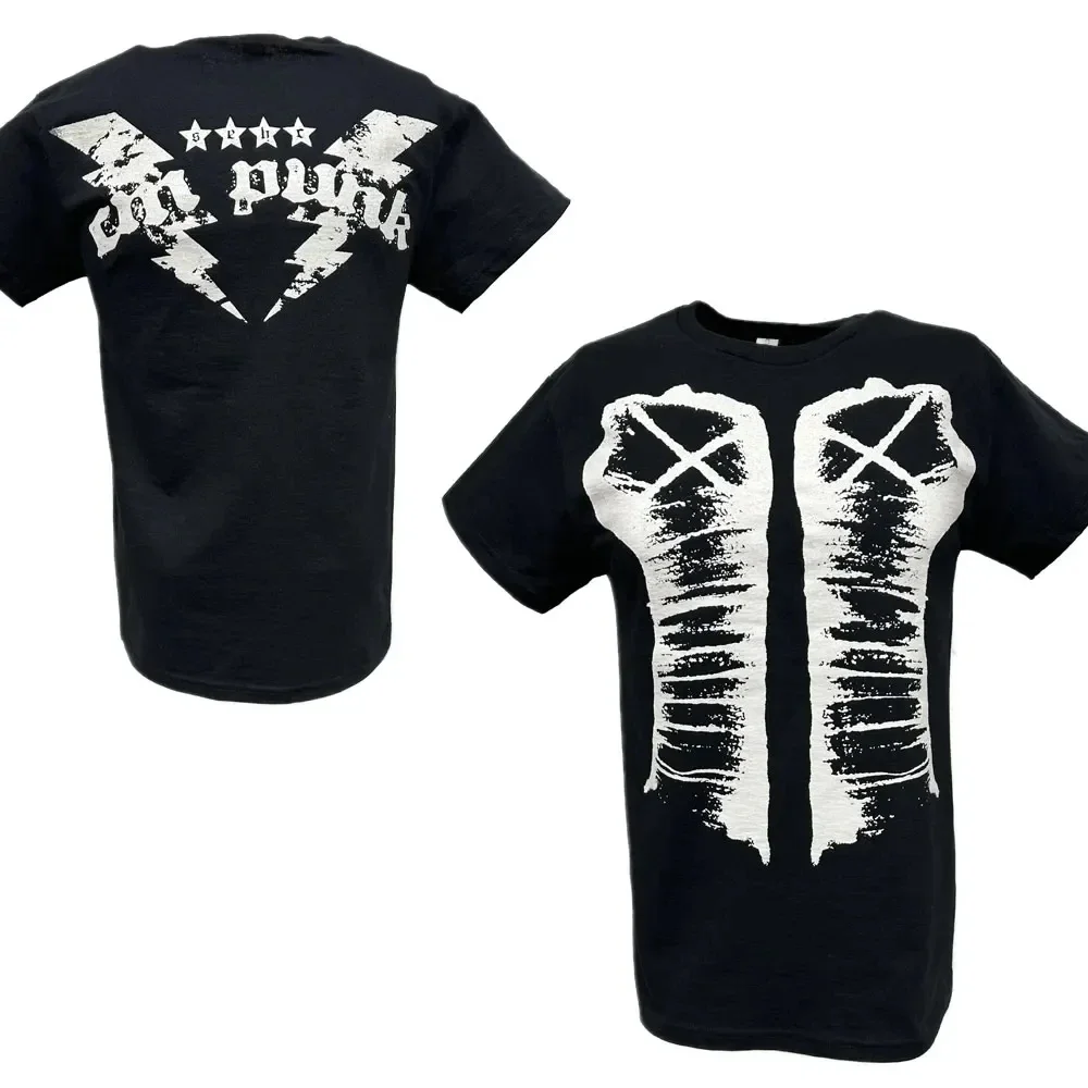 2024 Summer New Men's T Shirts 3D Printed Short Sleeve Wrestler Cm Punk Round Neck T-shirt Street Sports Casual Oversized Tops image 4
