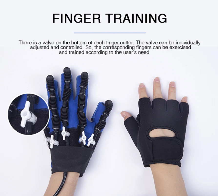 Hand Hemiplegia Rehabilitation Robot Stroke Hand Physiotherapy Training Function Recovery Exercise Equipment Finger Training