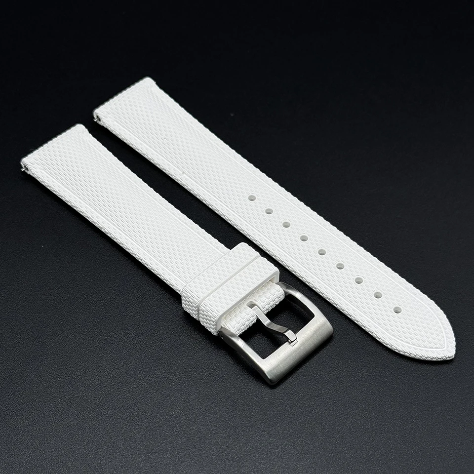 Uhrenarmband 18mm 19mm 20mm 21mm 22mm 23mm 24mm FKM Gummi-Uhrenarmband für Omega Rolex Seiko – Detail 15
