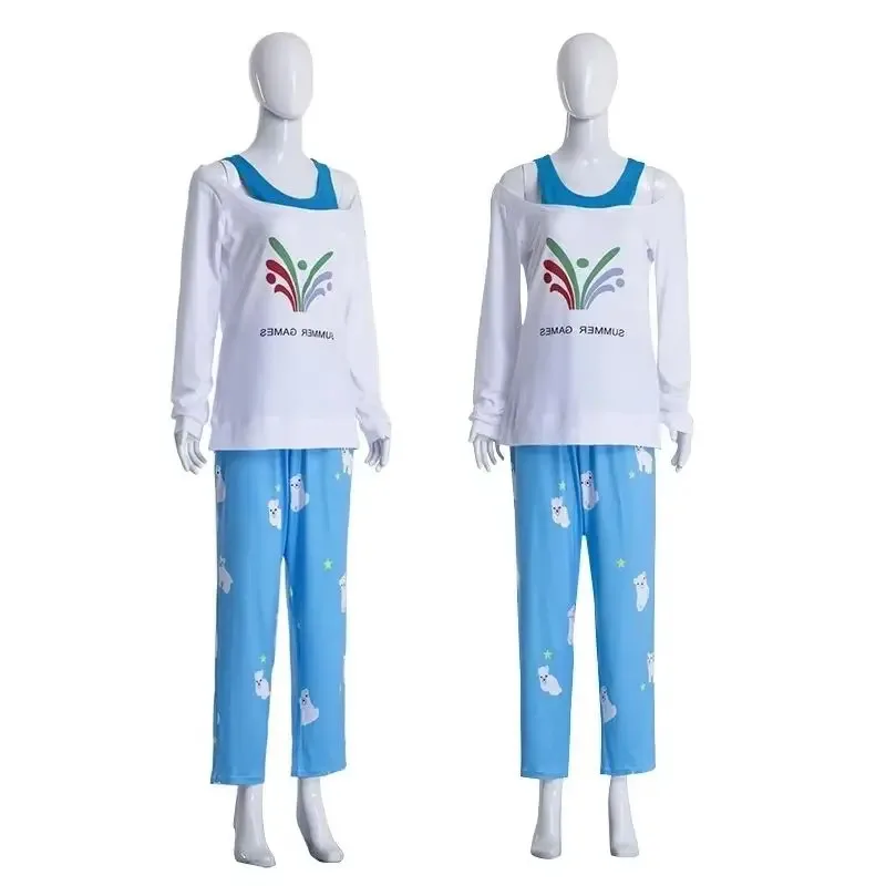 AIAI 2025Kawaii Cos Prop Gun Polar Bear LongSleeved Cute Pajamas Costumes Clothing Game Kawaii Mei Overwatch Cosplay view 6