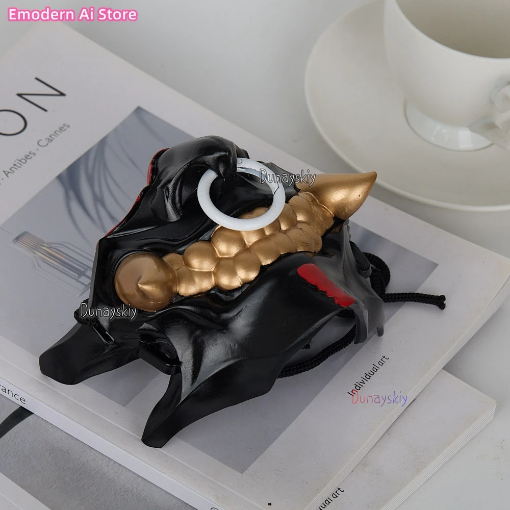 

Adults Resin Mask Cosplay Mask Half Face cosplay Mask Half Surrounding Halloween Mask Halloween Black Mask DUNAYSKIY@@