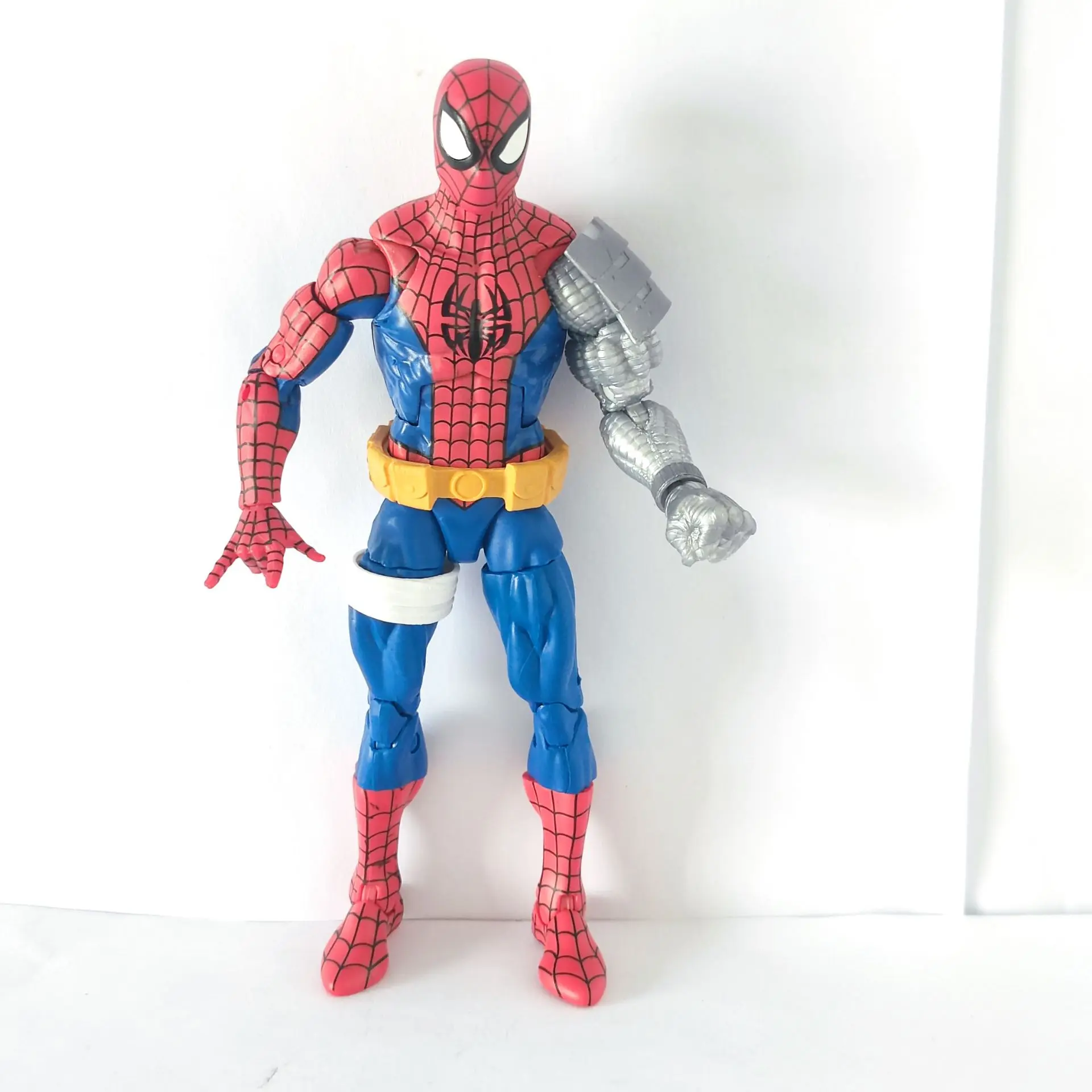 Marvel Legends Retro Wave Cyborg Spiderman With Wrong Head 6