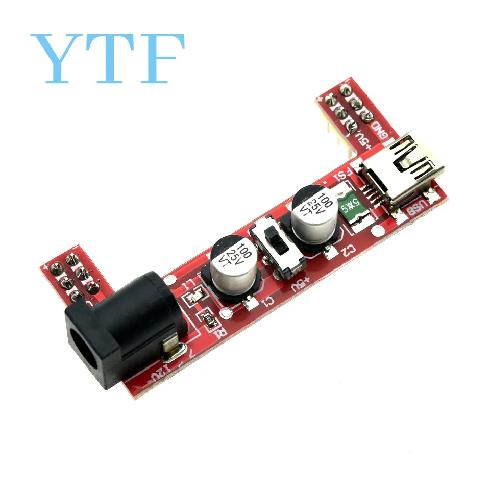 Breadboard Special Power Module 2-way 5V/3.3V Red (excluding Breadboard)