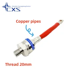 ZP300A1600V 2CZ300A 1600V Spiral Rectifier Tube Charger Anti-Backflow Diode Radiator Screw 20mm