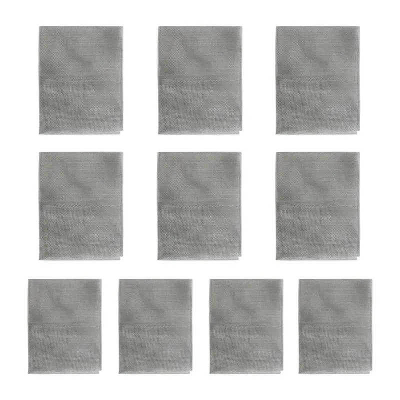 

ABHZ-10Pieces Plastic Welding Mesh Reinforcing Stainless Steel Wire Mesh Screen Plastic Welding Kit For Thermoplastic Repairs