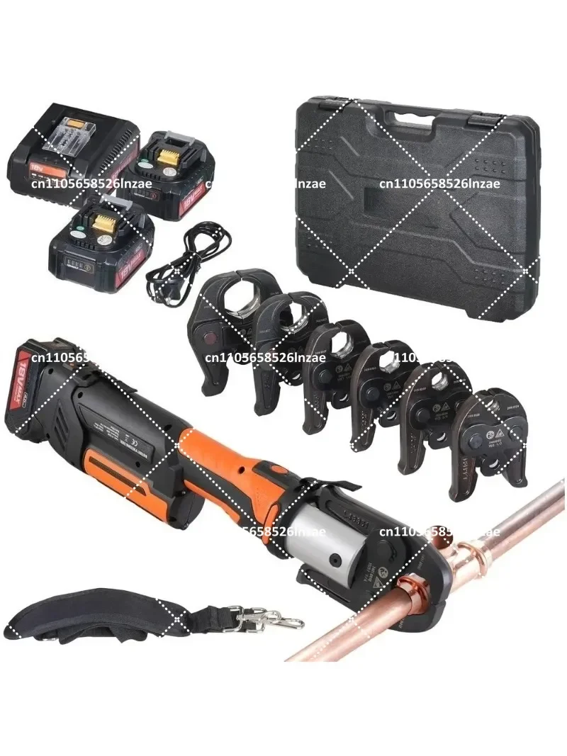 18V Electric Pipe Crimping Tool Kit for Copper Tubing - Home Improvement Power Tools with 1/2 to 2 Inch Press Function