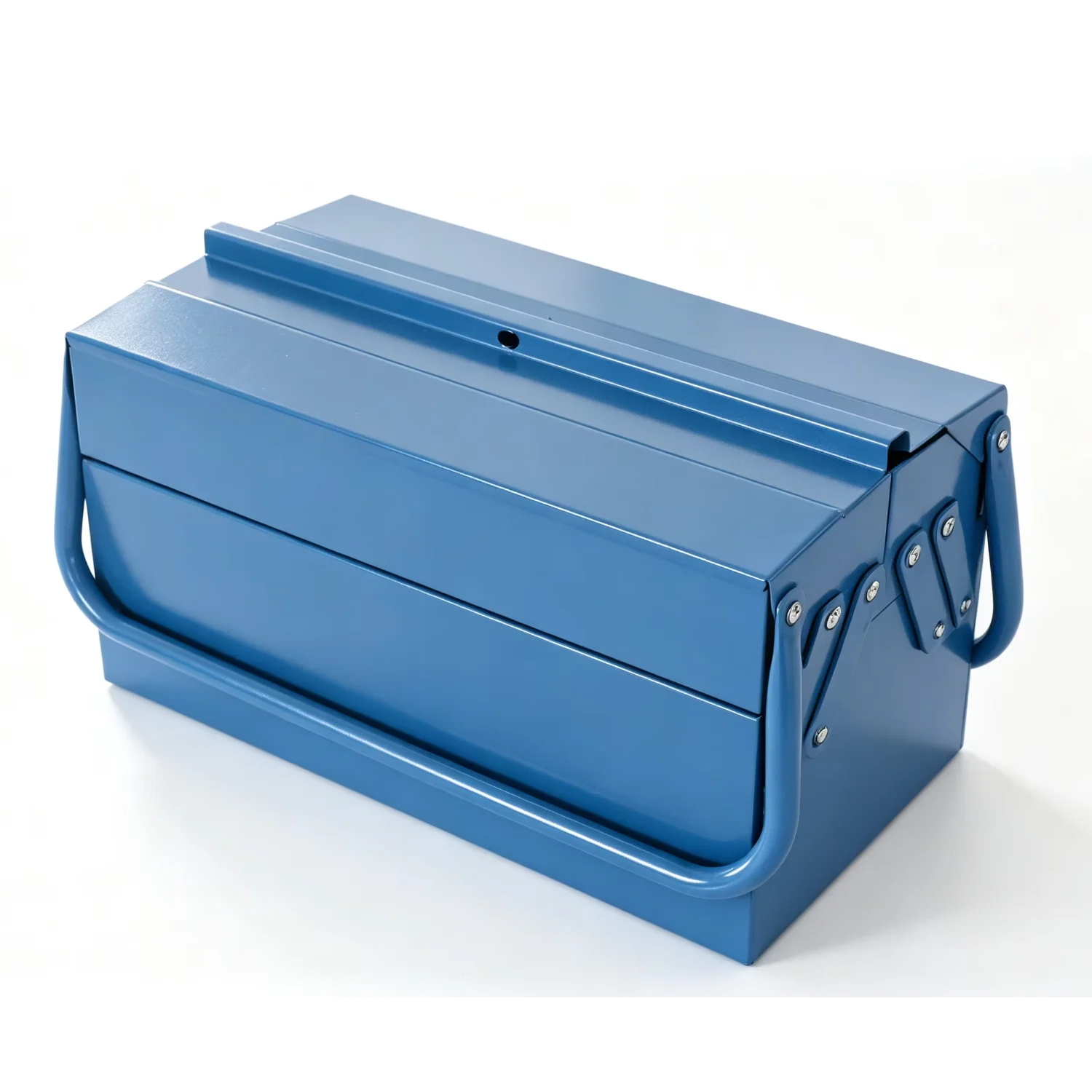 a forMetal Tool Box Multi Tier Fold Out Steel Toolbox Hand Carry Storage Case for Mechanic Hand Tools Hardware Organization
