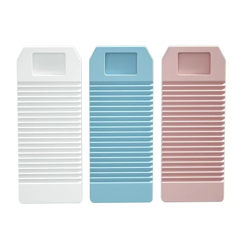 Large Grooved PP Laundry Board Household Plastic Washboard for Washing Sheets Clothes Hand Washing Tool Durable Non Slip