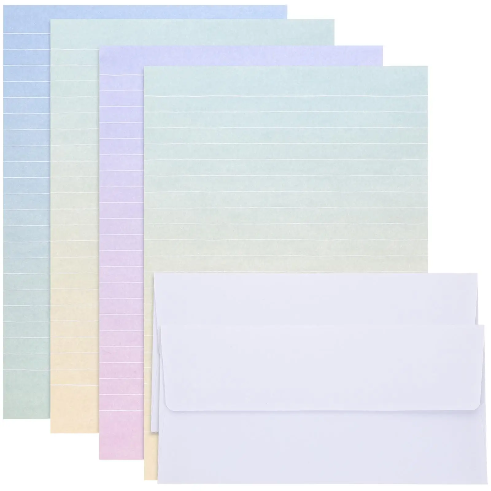 

4SetsLetterPaperEnvelopesStationerySmoothWritingEcoFriendlyPrettyColorsBirthdayInvitationsThankYouNotesDIY