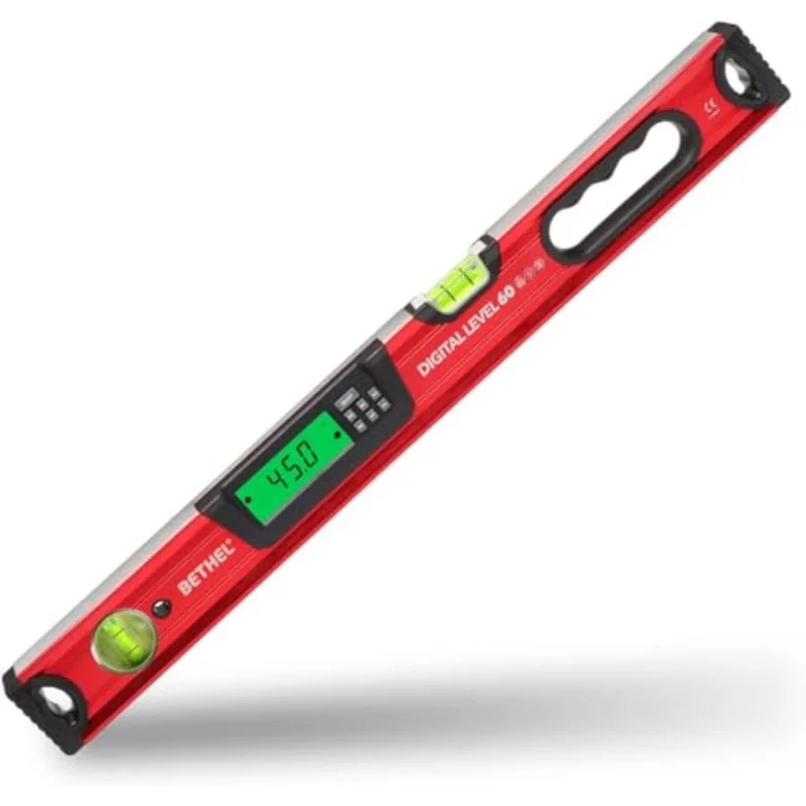 

24 inch Magnetic LCD Smart Display Torpedo Tool Electronic Tool and Protractor - Master Precision - IP54 Dustproof and Waterpro