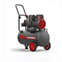 AcePower 220V Silent Air Compressor 1200W 1450W Quiet Oil-free Portable Air Pump for Home Repair Tire Inflation Whisper Compress