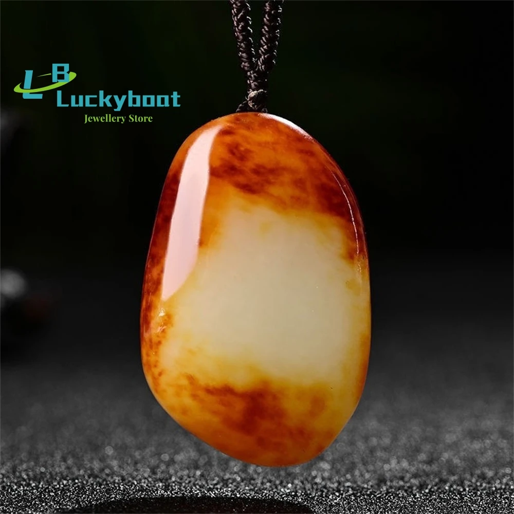 

Xinjiang Hetian Jade Seed Material White Jade Rough Stone Pendant Necklace Bracelet Jewelry Irregular Shape