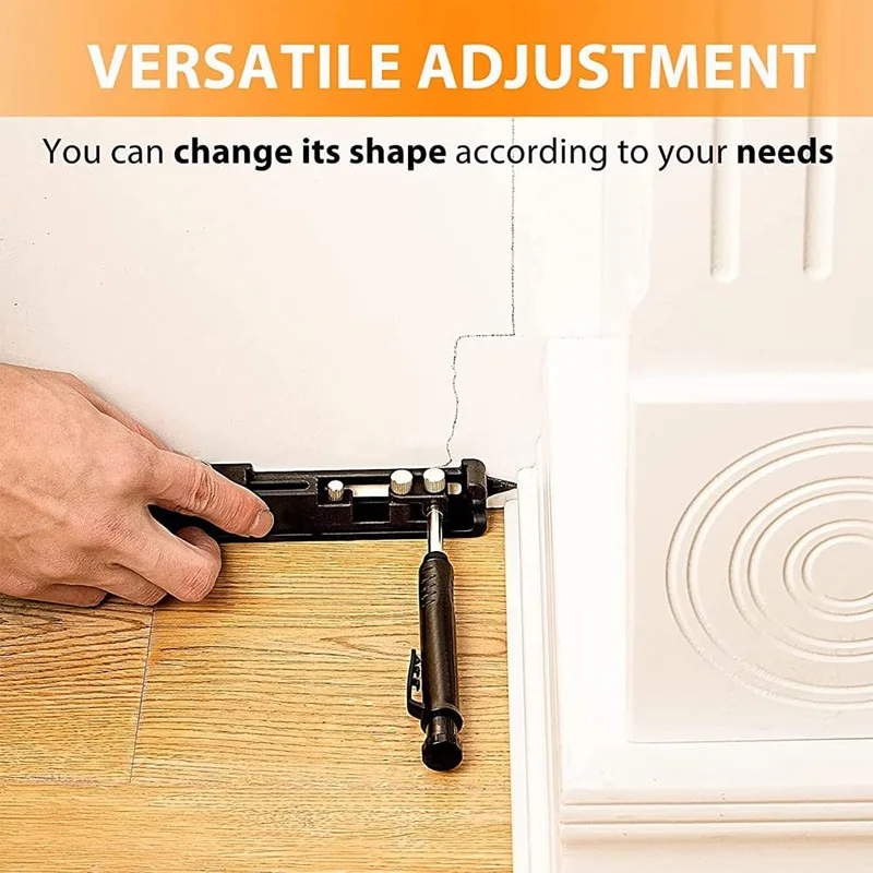 Imagem -02 - Multi Function Scribing Tool Lápis de Construção Faça Você Mesmo Scribe Woodworking Compass Contour Gauge Line Maker Ferramentas de Medição