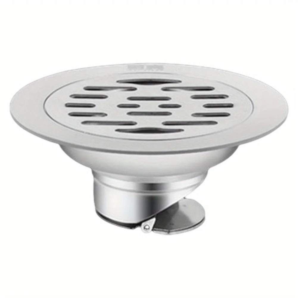 1 Pc Stainless Steel Anti Odor Drain Grate with Fine Mesh, Rust Resistant Bathroom Kitchen Sink Drain Protector, Anti ClogFilter