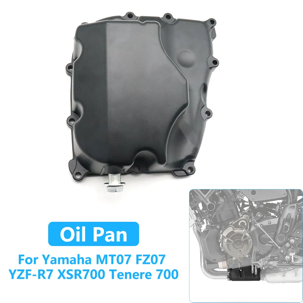 

Motorcycle Oil Pan Strainer Cover Assy For Yamaha MT07 MT 07 2014-2025 YZF R7 2022-2025 FZ07 FZ 07 2015-2017 XSR700 Tenere 700