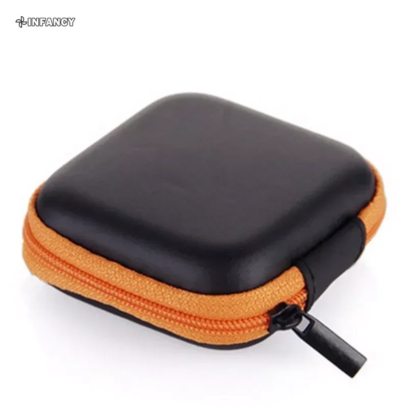 Eva Mini Portable Earphone Bag Coin Purse Headphone Usb Cable Case Storage Box Wallet Carrying Pouch Bag Earphone Accessory