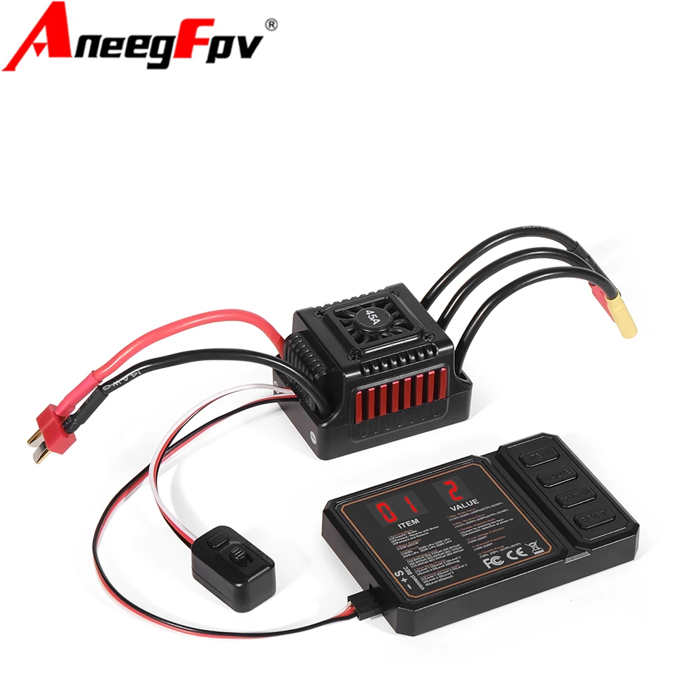 Programming Card 120A -25A ESCWaterproof for RC Car Crawler RC Car Program Card Motor Multiple Protection Convenient Dustproof