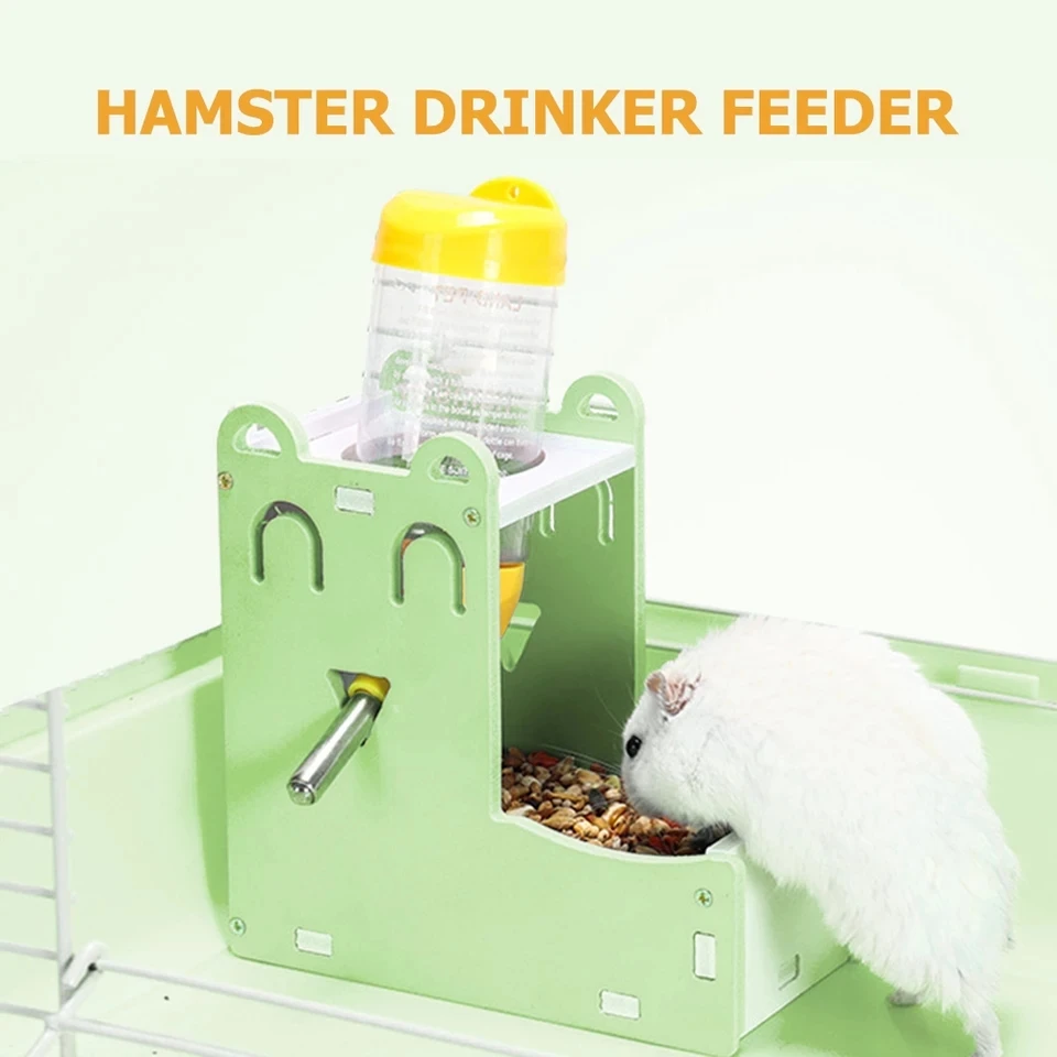 

Durable Hamster Drinker Small Pet Bottle Holder Hamster Rabbit Food Feeder Cute Mini Water Feeding Pet Supplies