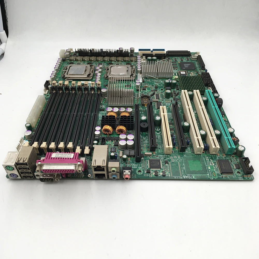For SuperMicro X7DA8 LGA 771 Workstation MainBoard For Intel 5000X (GreenCreek) chipset